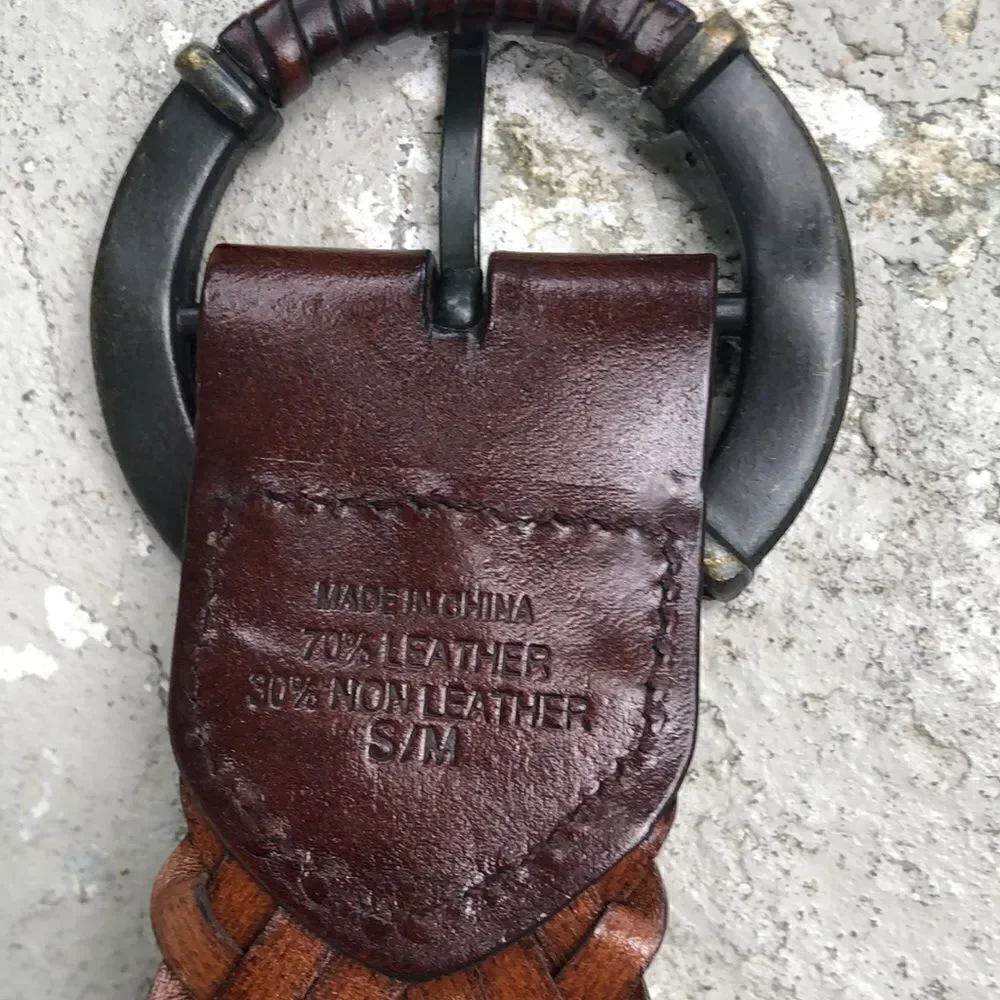 Braided belt